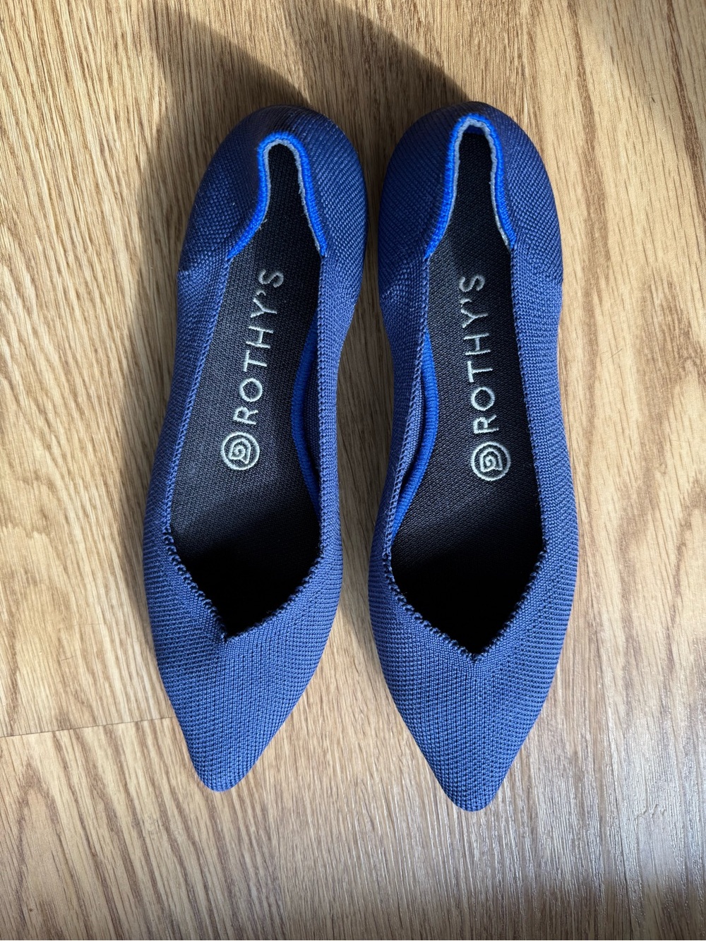 Rothy's Navy Knit Ballet Flat